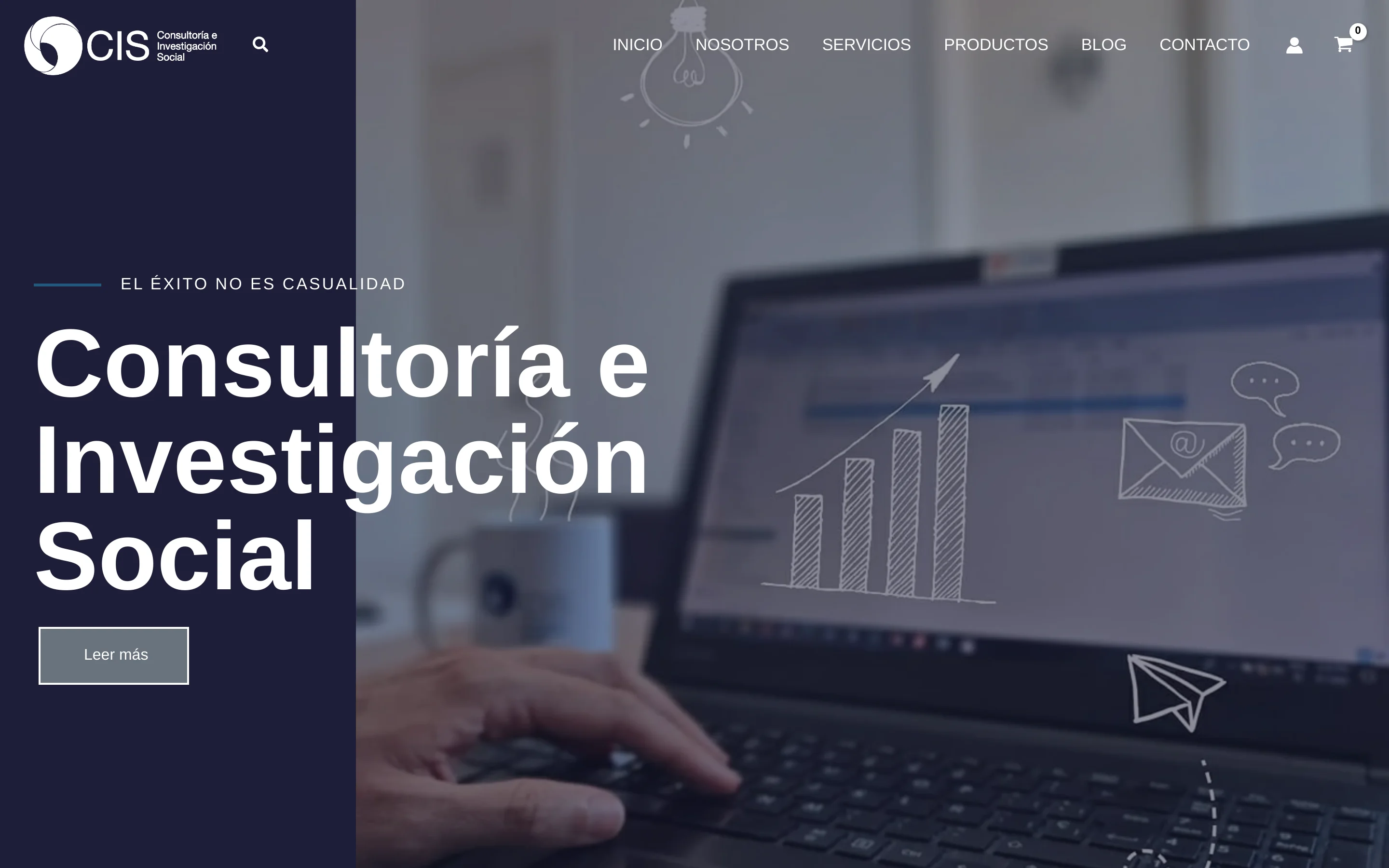 Screenshot of CIS — Consultoría Social