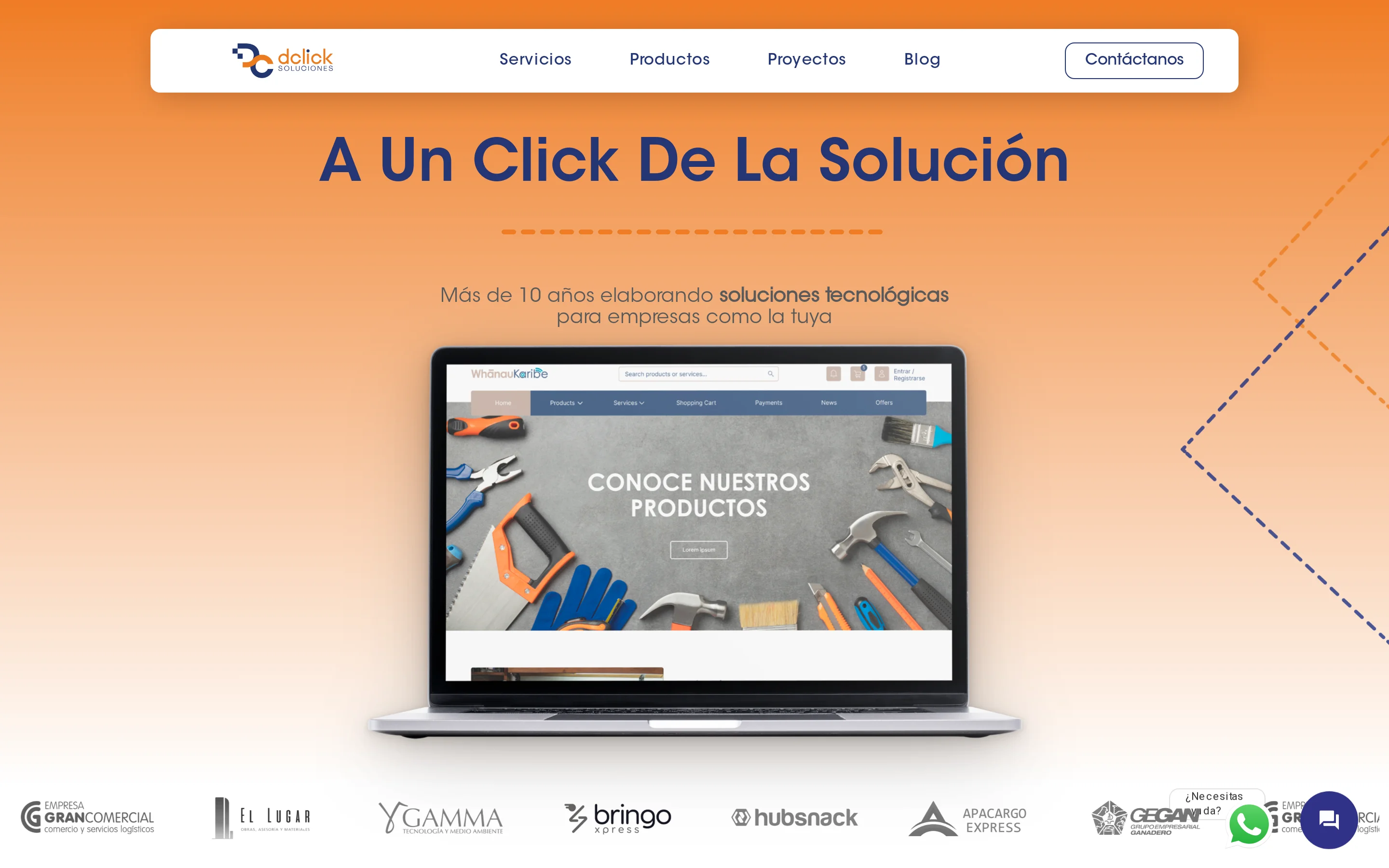 Screenshot of DClick Soluciones