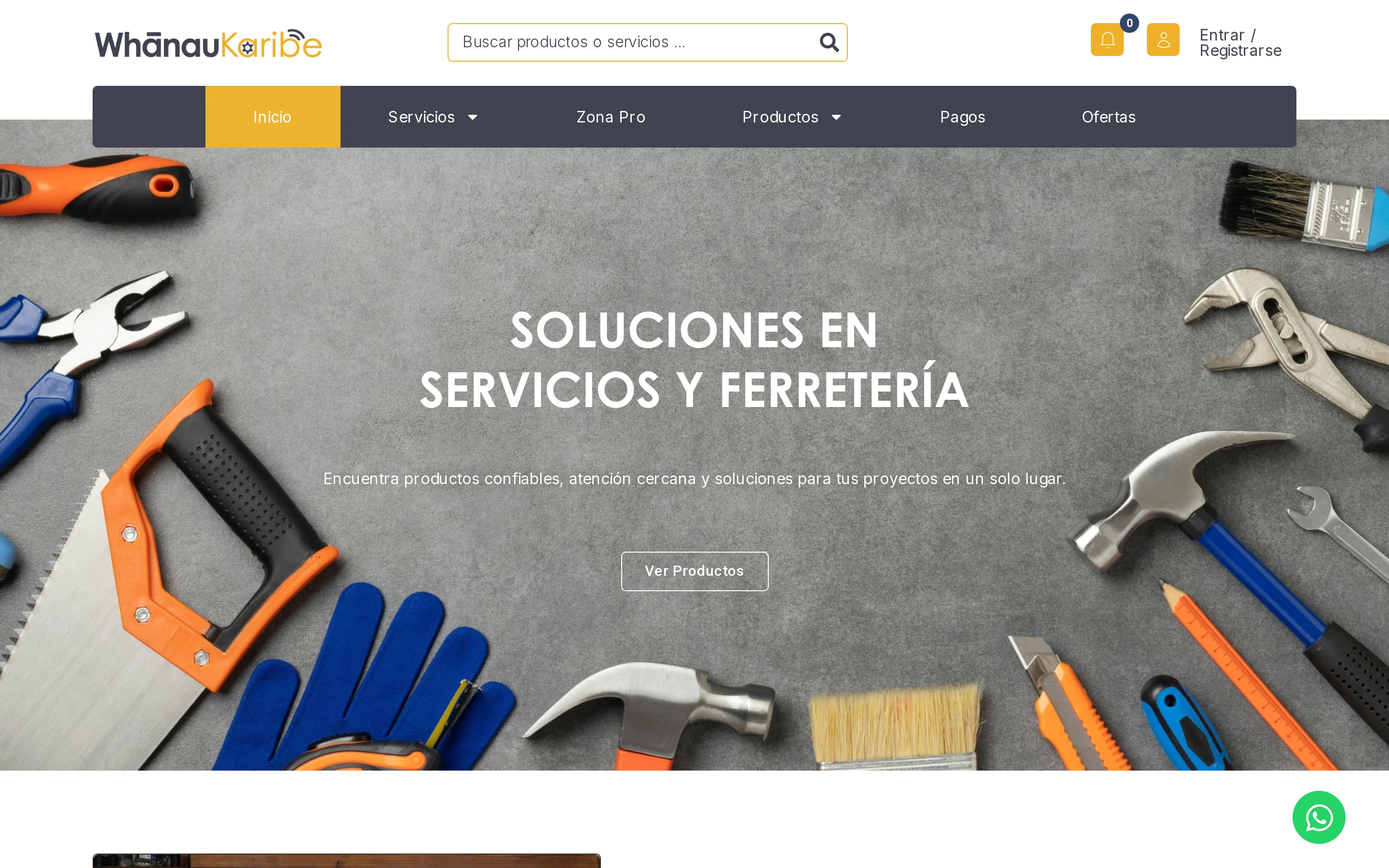 Screenshot of Whanau Karibe · Uniferag